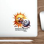 Angry Sun Sticker