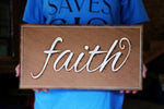 Small Faith Plaque