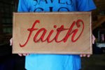 Small Faith Plaque