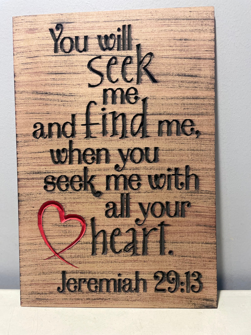 Jeremiah 29:13