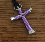Horseshoe Nails Cross Necklace